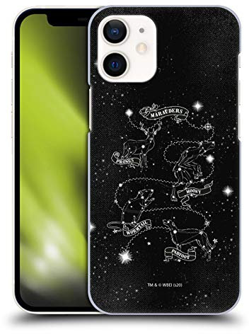 Head Case Designs Offizielle Harry Potter Marauders Deathly Hallows XXXII Harte Rueckseiten Handyhülle Hülle Huelle kompatibel mit Apple iPhone 12 Mini