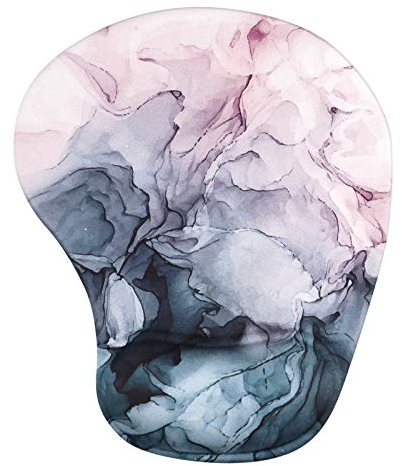 HAOCOO Mouse Mat Wrist Rest Wrist Support Mouse Pad Non-Slip Rubber Base Pain Relief for Laptop Computer Home Office Working Gaming