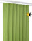 BEAUTEX Verdunkelungsgardine mit Kräuselband U-Band, Blackout Vorhang Blickdicht abdunkelnd, Größe und Farbe wählbar (Breite: 140 cm, Höhe: 175 cm, Apfelgrün)