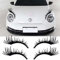 CTB Augenbrauen Scheinwerfer Aufkleber Wimpern Leichte Autoaufkleber Auto Wimpern Aufkleber Abnehmbarer Wimpern-Autoaufkleber, Modifizierter Autoaufkleber, Dekorativer KöRperaufkleber, Auto-Styling