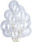 12 Zoll Luftballons Transparente Helium,50 Stücke Durchsichtige Latex Ballons Ø 30 cm für Hochzeit Valentinstag Geburtstag Taufe Kommunion Party Deko