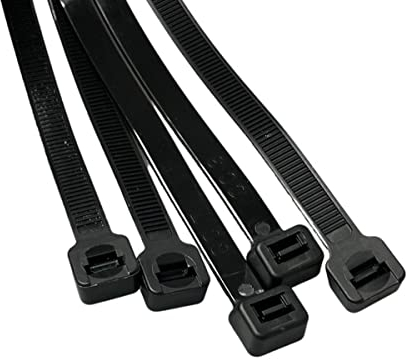 On1shelf® Cable Ties, 900mm x 9.0mm, 35.4 Premium Tie Wraps, Strong and Long Nylon Zip Tie (5, Black)