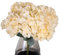 Künstliche Hortensie Hortensie mit 5 Stielköpfen, Champagner