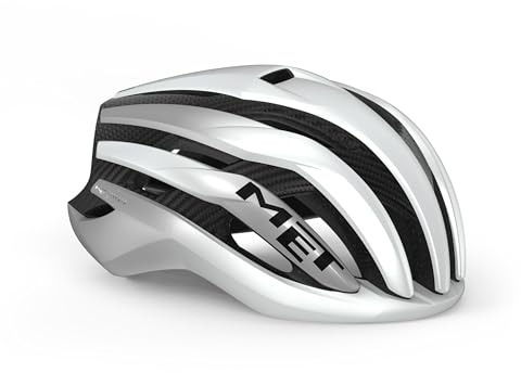 MET Trenta 3K Carbon MIPS Helm weiß/grau