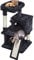 costoffs Cat Tree, 91cm Tower with Condo Scratching Post and Ladder for Kittens, Adult Cats, Black