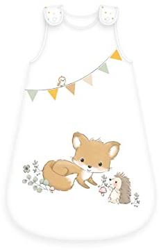 Herding Baby Best Gigoteuse pour Bébé, motif Les amis de la forêt, 90 x 45 cm, fermeture éclair sur le pourtour et boutons-pression