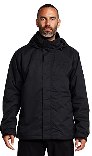 Peter Storm Men's Downpour 3-in-1 Waterproof Jacket with Removable Fleece Midlayer & Adjustable Hood, Breathable & Warm Rain Coat, Ideal for Commuting, Walking, Hiking & Outdoor Recreation, 3000mm HH