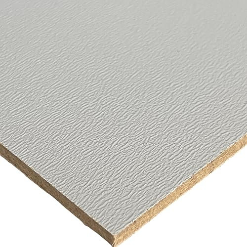 BaustoffhandelShop Hartfaserplatte HDF 3mm Rückwandplatte Grau 80 x 40cm, 1 Stück