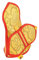 Cabilock Glocken-aufbewahrungstasche Vajra-glocken-organizer-tasche Dharma-handwerk Gelbe Glockentasche
