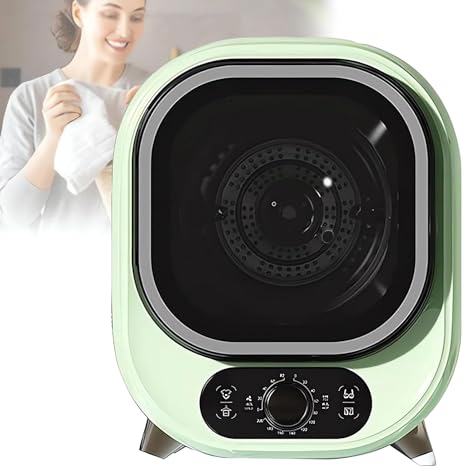 DPLXFPP Secadora Condensador Portátil, Mini Secadora Centrifugada Compacta, Capacidad De Carga 0,8 Kg Secadora Pequeña, Capacidad De 5 Kg Ideal para Encimera O Montaje En Pared,A