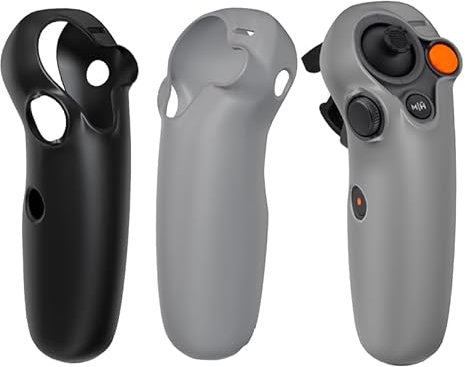 Custodia del controller in silicone per DJI Avata 2 RC MOTION 3 Drone, copertura antigoccia antigraffio (Black)