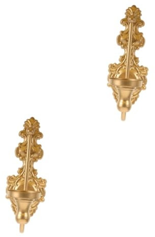 BESPORTBLE 2stücke Wandkerzenhalter Aus Metall Vintage Deko Für Wohnzimmer Küche Und Schlafzimmer Stilvoller Kerzenständer Für Romantische Abende Und Festliche Anlässe Einfache