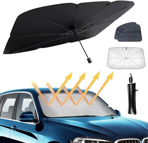 Parasol para Coche Audi A4 B6 B7 A6 C6 2003-2007, Parasol Plegable para Coche, Parabrisas Delantero, Parasol, Cubre Parabrisas portátil