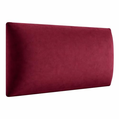 Angelo Wandpolster, 3D Wandpaneele Bett Wandkissen Pflaume, 80x50 cm | Polsterpaneele - Polster Paneele - Gepolstert Paneele Wand - Polster Paneele - Deckenpaneele - Rechteck