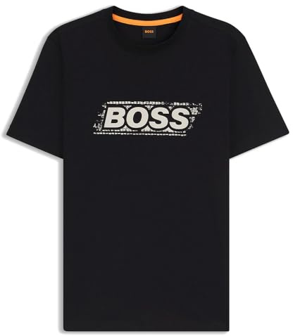 BOSS Men's Te_Wheel T-Shirt, 001black, XXL