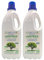 Ecobello Detersivo Eco Igienizzante Lavatrice e Bucato a Mano, con Sgrassatore e Ammorbidente, Ecologico Naturale, capi Bianchi e Colorati, Concentrato 33 lavaggi, 2 x 2L - Amami BEAUTY