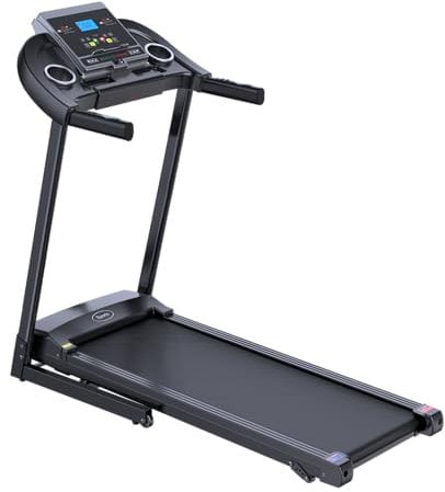 Intelligentes Laufband, faltbar, B6, kompaktes Laufband, 2 PS, Kapazität 100 kg, Laufband mit Stoßdämpfungssystem
