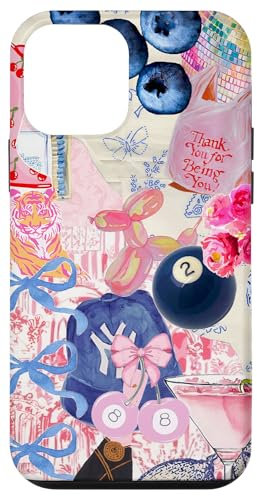 Aesthetic Preppy Summer European Coquette Ball 8 Collage Case for iPhone 12 mini