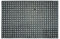 LSC Large Rubber Door Mat Heavy Duty Grid Commercial Entrance Door Mat Anti Fatigue Non Slip Mats with Drainage Hole for Industrial Kitchen Restaurant Garage Garden (1, 80 x 120 cm (Rectangular))