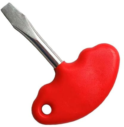 T-Handle Flat Head Screwdriver, Flat Screwdriver - T-Handle Pocket Screwdriver Short Flat Head | Ring Doorbell Tools, Multi-Bit Nut Driver, Portable Assembly Replacement for the Pre