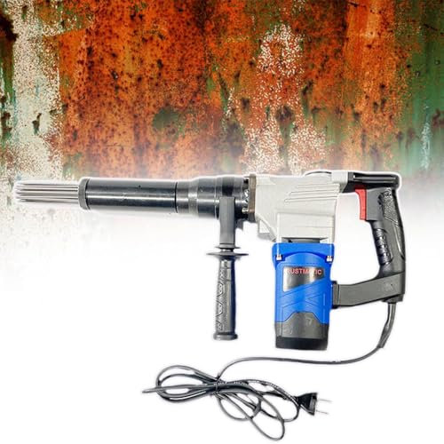 WScaler Elettrico ad Aghi 1400 W,Scrostatore ad Aghi Pneumatico Pistola ad Aria Compressa Togliruggine Scrostatrice Vernice Utensile Sverniciatore Bricolage,220V