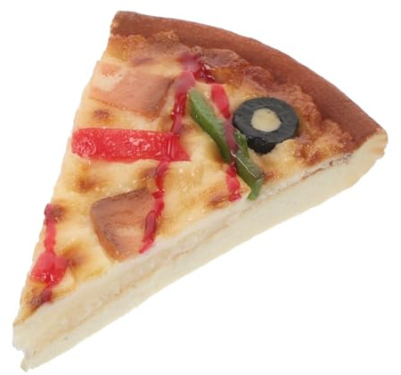 Lebensechtes Küchenpizza Modell aus Kunststoff | Realistisches Design, Fotorequisite und Ausstellungsstück, Kreatives Spielzeug für Zuhause