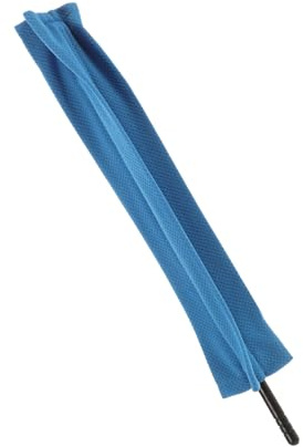 Blau, Flötenreinigungstuch mit Stab, 1 Stück, Faser | Querflöte und Piccolo, Präzise Nähte, ABS Stab, Schnelle Pflege nach Proben