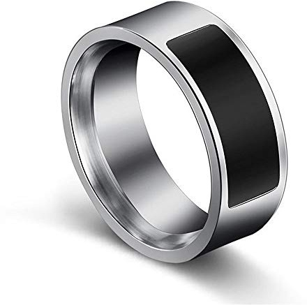 Smart Ring NFC Multifunctional Waterproof Intelligent Wear Digital Accessories No Charging Required Phone Unlock App Control File Transfer Personal Information Encryption Support Android Windows Mobil