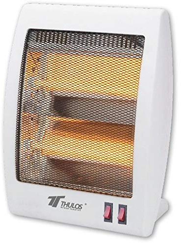 ESTUFA CUARZO 2 tubos 400/800W Calefactor Calentador Radiador Halógeno Calor