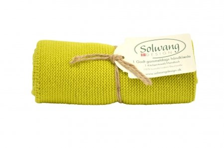 Solwang Handtuch Zitrone H53 Gestrickt