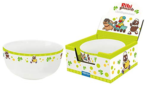 Trötsch Pittiplatsch Lieblingsschale grün: Aus Porzellan mit Geschenkverpackung (Unser Sandmännchen)