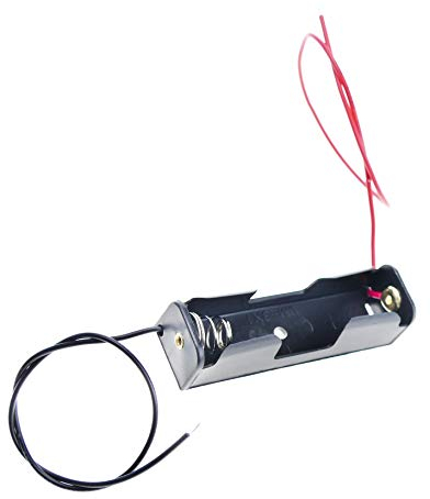 BeMatik EN093 Batteriehalter, flach, für 1 Batterie LR6 AA 1,5 V