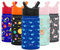 Simple Modern Bottiglia d'Acqua per Bambini con Cannuccia, Vaso Termico in Acciaio Inossidabile Isolato Riutilizzabile per Ragazzi e Ragazze, Summit Collezione, 415ml, Shark Bite