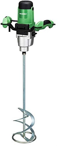 HiKOKI Miscelatore - 1600W, agitatore da 160mm, velocità variabile, protezione da sovraccarico, avvio dolce, impugnature robuste - Ideale per materiali da costruzione pesanti
