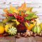Papier Servietten Lunch Fest Party ca 33x33cm Herbst Autumn Halloween Winter Fall Bouquet