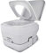 YITAHOME Camping Toilet RV Potty,12L Portable Toilet with Detachable Tank, Double Outlet Water Spout, Handle Flush Pump,for Camping, Boating,Hiking,Trips