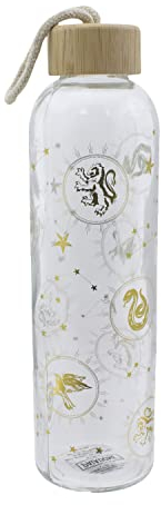 Harry Potter PP8221HP Wasserflasche, Glas, 500 milliliters, Mehrfarbig