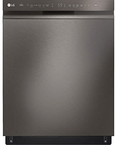 LG LDFN4542D 24 in. PrintProof Black Stainless Steel Front Control Built-In Dishwasher