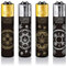 Clipper Feuerzeug 4er Set: (Money Hemp)