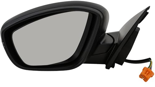 Johns, Spiegel Links Schwarz passend für Peugeot 308 II el. verste. 6 p beheizt Blinker