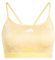 adidas Women's Aeroreact Training Essentials Light Support Tie-Dye Flower-Print Bra Sport-BH, Crystal Sand/Semi Spark, XS A-B