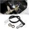 CGEAMDY Universal Motorrad Hydraulischer Bremslichtschalter, Hydraulischer Bremslichtschalter, Hydraulischer Bremsdruck Hinterer Aluminium-Lichtschalter(Gebogen1)