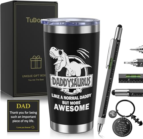 TuDou Gifts for Dad from Daughter Son Kids, Dad Birthday Gifts, Presents for Dad Step Dad New Dad Husband Grandad, Dad Christmas Xmas Gifts Daddy Gift Father Day Presents, Best Dad Gifts