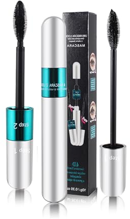 Wasserfeste Mascara – Falsche-Wimpern-Effekt, Kein Verklumpen, Kein Verschmieren, FüR Maximale LäNge & Volumen (Black)
