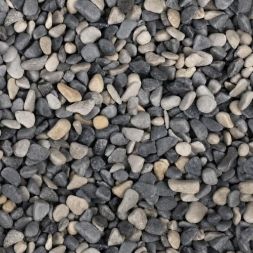 BERNARDELLI - Ciottoli Grigio Ghedi (4/8 mm) per arredo di esterni, vasi e fiorere - Sacco da 25 kg