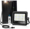 Aigostar Solarstrahler Außen Mit Fernbedienung 100W LED Strahler Außen Solar, Kaltweiß 6500K,IP65 Wasserdicht Solar Außenstrahler Einstellbare Helligkeit und Timing für Garten, Hof, Garage