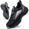 Scarpe Antinfortunistiche Uomo Scarpe da Lavoro Donna Antiscivolo Leggere Scarpe Sicurezza Traspiranti Scarpe da Cantiere Nero 40 EU