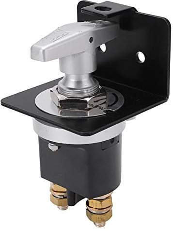 Batteriesc Halter Trenn Isolator Batteries Trom Schalter Haupt Schalter mit Lockout Platte 12V 500A für Marine, Boot, Auto, Auto, Auto, Wohnmobil, Fahrzeug, Ein/Aus, Wasserdicht