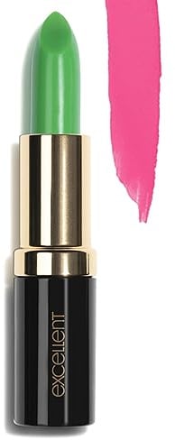 Lavertu Cosmetics - Lipstick Excellent pH-Anpassender Lippenstift für Persönlichen Farbton, Langanhaltend & Wasserfest mit Bienenwachs-Pflege (Grün)