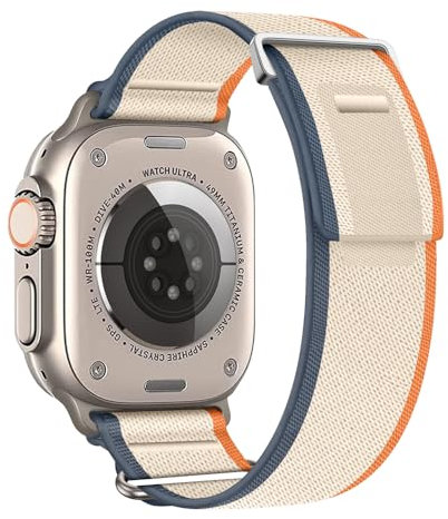 Aizgalxor Cinturino in Trail Loop Compatibile con Apple Watch Ultra 49mm 46mm 45mm 44mm 42mm(Series 3/2/1), Cinturini di ricambio Compatibile con iWatch Ultra 2/Series 10/9/8/7/6/5/4/3/2/1/SE